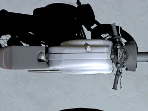 norton manx motorcycle 3D Model