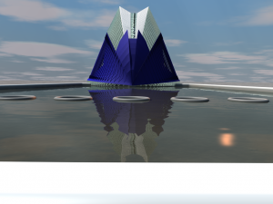 agora and bridge city of arts and science 3Dモデル