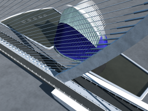 agora and bridge city of arts and science Modelo 3D