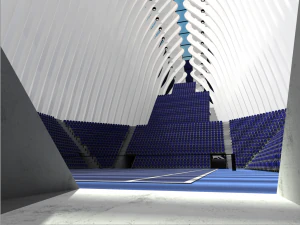 &aacute;gora y puente ciudad de las artes y las ciencias Modelo 3D