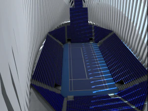 &aacute;gora y puente ciudad de las artes y las ciencias Modelo 3D