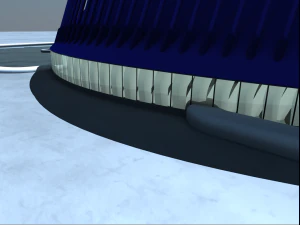 &aacute;gora y puente ciudad de las artes y las ciencias Modelo 3D