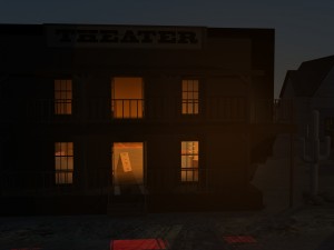 old west town 3D Model