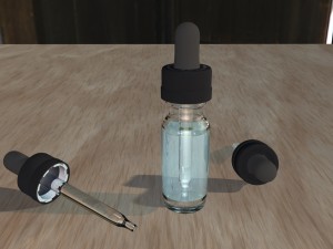 eye drop dropper bottle vape eliquid Modelo 3D