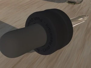 eye drop dropper bottle vape eliquid 3D Model