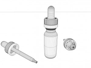 eye drop dropper bottle vape eliquid Modelo 3D