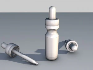 eye drop dropper bottle vape eliquid 3D Model
