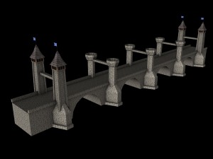 medieval low poly game pack buildings 3D Model