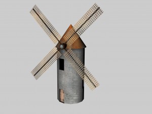 medieval low poly game pack buildings 3D Model