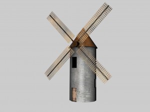 medieval low poly game pack buildings 3D Model