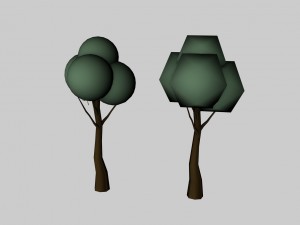 medieval low poly game pack buildings 3D Model