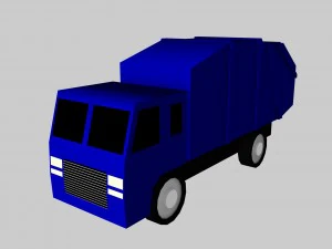 low poly game car pack 3D Model
