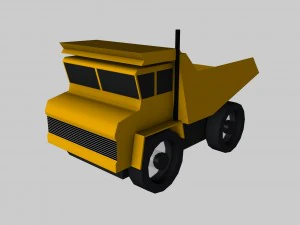 low poly game car pack 3D Model