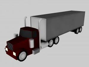 low poly game car pack 3D Model