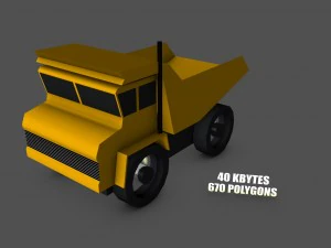 low poly game car pack 3D Model