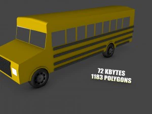 low poly game car pack 3D Model