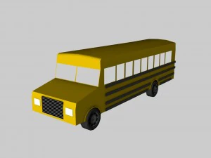 low poly game car pack 3D Model