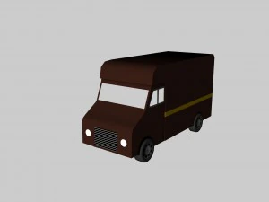 low poly game car pack 3D Model