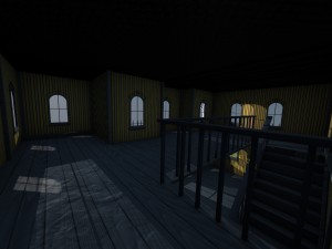 low poly haunted house 3D-Modell