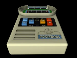 electronic football video game 3D Model