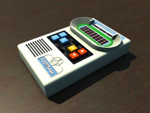electronic football video game 3D Model