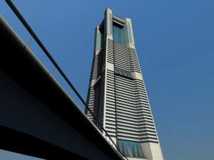 simgesel yapı kulesi yokohama 3D Model