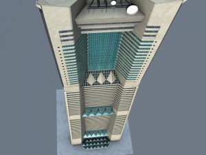 landmark tower yokohama 3D 模型