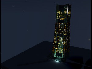 landmark tower yokohama 3D 模型
