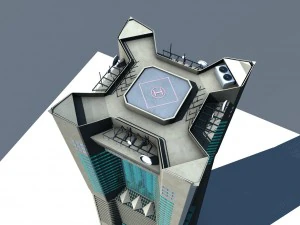 landmark tower yokohama 3D Model