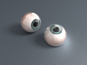 blue eyes 3D Модель