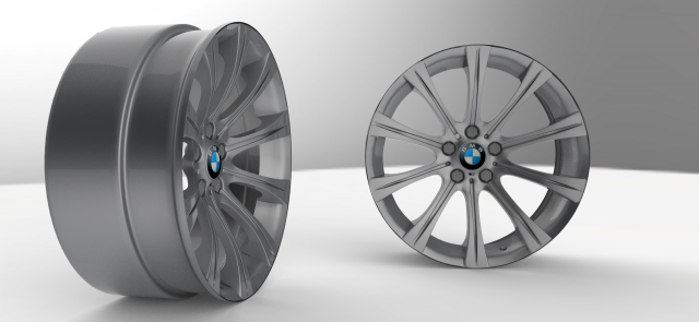 bmw wheel style 166 3D 모델 .c4d .max .obj .3ds .fbx .stl .blend 