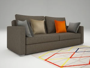 sofa ika style 3D Model