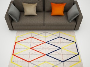 sofa ika style 3D 模型