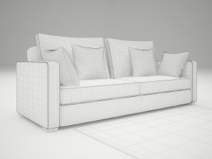 sofa ika style 3D 模型