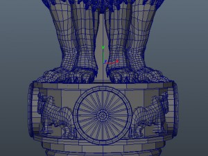Pillars of ashoka 3D Model