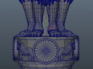 Pillars of ashoka 3D Model