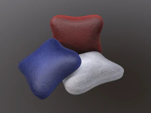 pillow pack game ready 3D Model