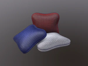pillow pack game ready 3D Model