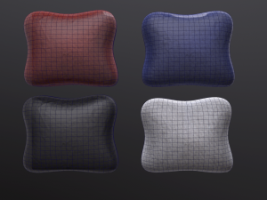 pillow pack game ready 3D Model