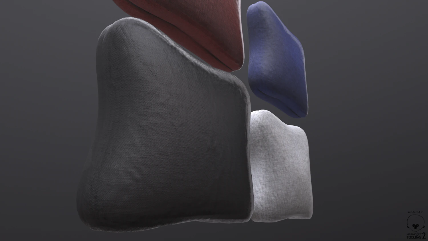 pillow pack game ready 3D Model .c4d .max .obj .3ds .fbx .stl .blend