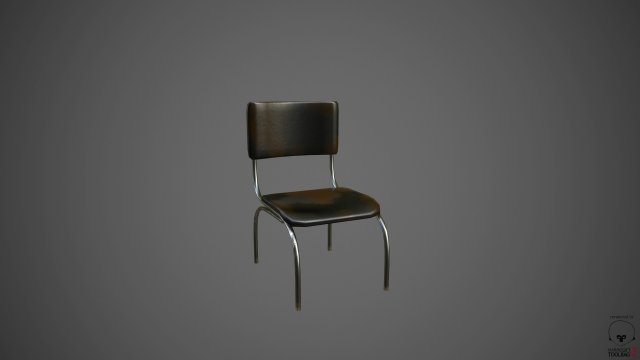 office-school chair 3D-Modell .c4d .max .obj .3ds .fbx .stl .blend 