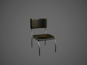 office-school chair 3D-Modell