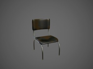 office-school chair 3D-Modell