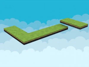 stylized modular platform pack 3D Model