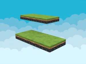 stylized modular platform pack 3D Model