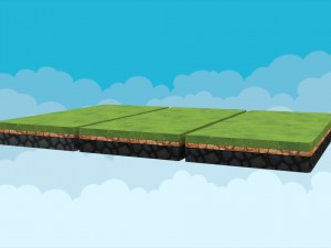 stylized modular platform pack Modèle 3D
