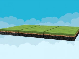 stylized modular platform pack 3D Model