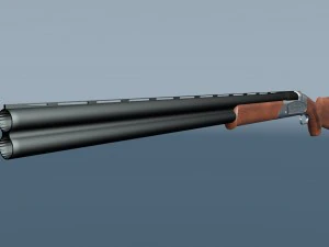 double-barreled shotgun 3D Model