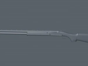 double-barreled shotgun 3D Model