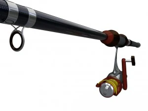 fishing rod 3D Model